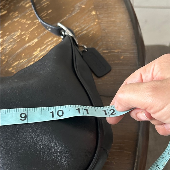 Vintage Coach 9342 soho zip hobo Shoulder Bag Black - Picture 7 of 10